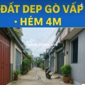 ĐẤT ĐẸP GÒ VẤP – NGANG 4M – HẺM XE HƠI – XÂY 6 TẦNG – GIÁ CHỈ HƠN 3 TỶ